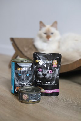 Влажный корм для кошек Prochoice Рыба и овощи паштет для взрослых кошек