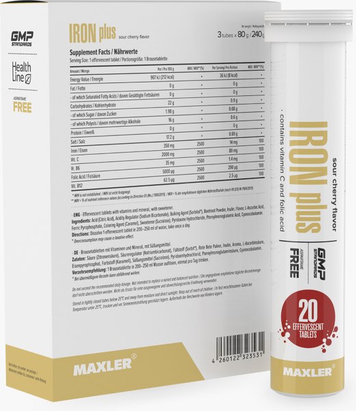 Витаминно-минеральный комплекс Maxler Айрон Плюс Вишня