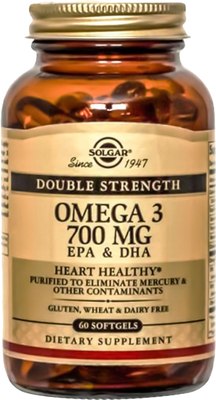 Жирные кислоты Solgar Двойная Омега-3 - фото