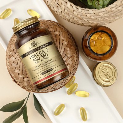 Жирные кислоты Solgar Тройная Омега-3