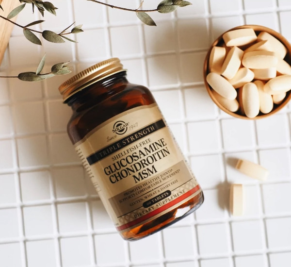 Комплексная пищевая добавка Solgar Глюкозамин и хондроитин