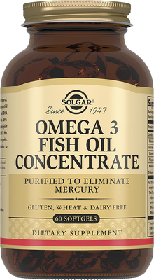 Жирные кислоты Solgar Концентрат рыбьего жира Омега-3 - фото