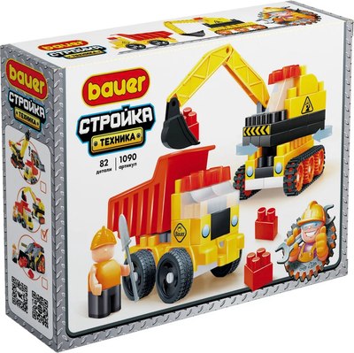 Конструктор Bauer Стройка техника / 1090 - фото