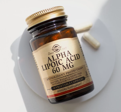 Жирные кислоты Solgar Альфа-липоевая кислота