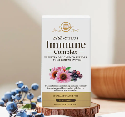 Комплексная пищевая добавка Solgar Иммуно-комплекс Эстер-С плюс