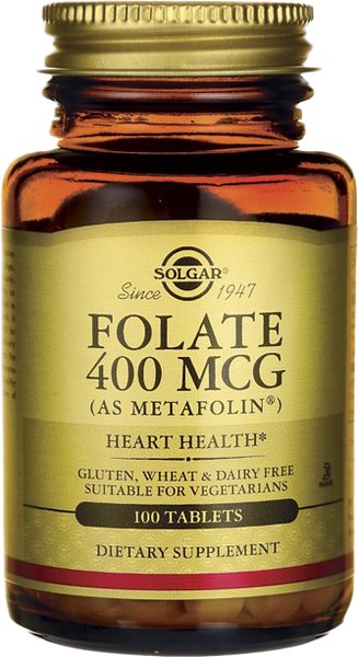 Витамин Solgar Фолат 400 мкг Метафолин - фото