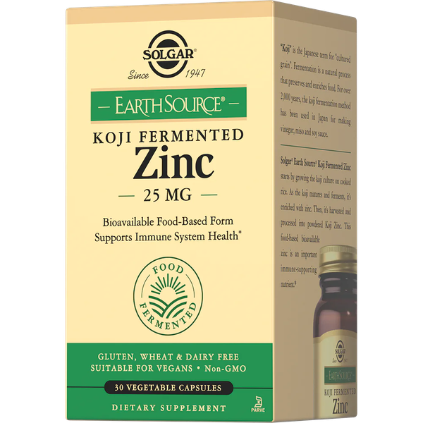 Минерал Solgar Цинк 25мг в ферментированной культуре Коджи