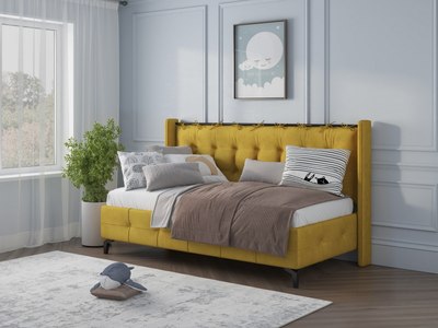 Односпальная кровать Genesis Мебель Svetlana 3 90x200 линейная