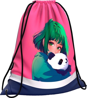 Мешок для обуви Erich Krause Panda Hugs / 62836 - фото