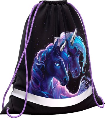 Мешок для обуви Erich Krause Black Unicorn / 62830 - фото