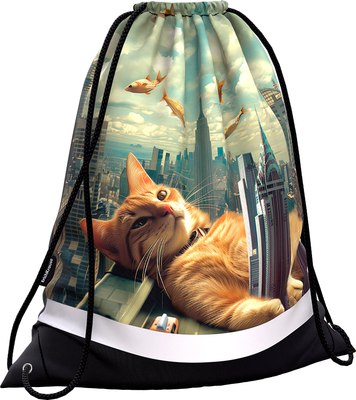 Мешок для обуви Erich Krause Big City Cats / 62844 - фото