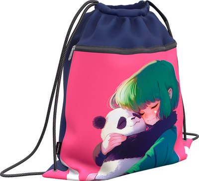 Мешок для обуви Erich Krause Panda Hugs / 63582 - фото