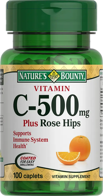 Витамин Nature's Bounty С 500мг и шиповник - фото