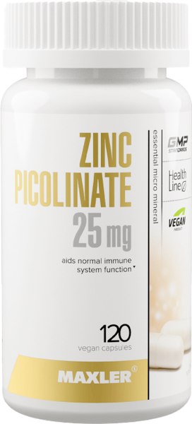 Минерал Maxler Цинк Пиколинат 25мг - фото