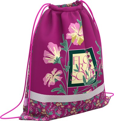 Мешок для обуви Erich Krause Floral Soul / 63595 - фото