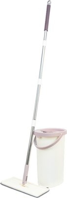 Набор для уборки Solmax&Home Flat Mop с системой отжима швабры / SM56069 - фото