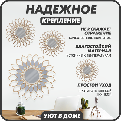 Комплект зеркал декоративных Solmax&Home HD56930