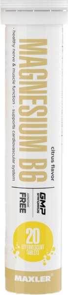 Витаминно-минеральный комплекс Maxler Магний В6 со вкусом цитруса - фото