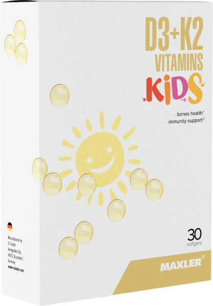 Мультивитаминный комплекс Maxler D3 + K2 Витамины Кидс - фото