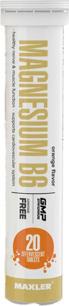 Витаминно-минеральный комплекс Maxler Магний B6 со вкусом апельсина - фото