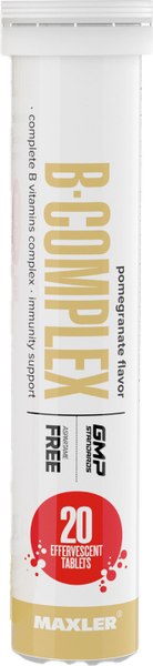 Мультивитаминный комплекс Maxler B-Комплекс со вкусом граната - фото
