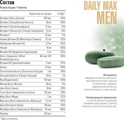 Пищевая добавка Maxler Дейли Макс Мен