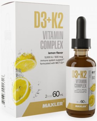 Мультивитаминный комплекс Maxler Д3 + К2 Витаминный комплекс