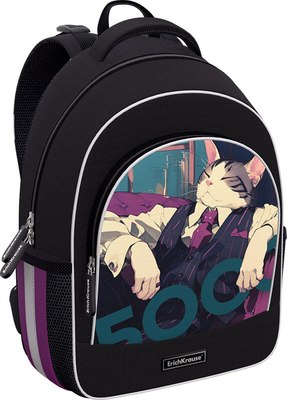 Школьный рюкзак Erich Krause ErgoLine 15L Cat Boss / 62803 - фото