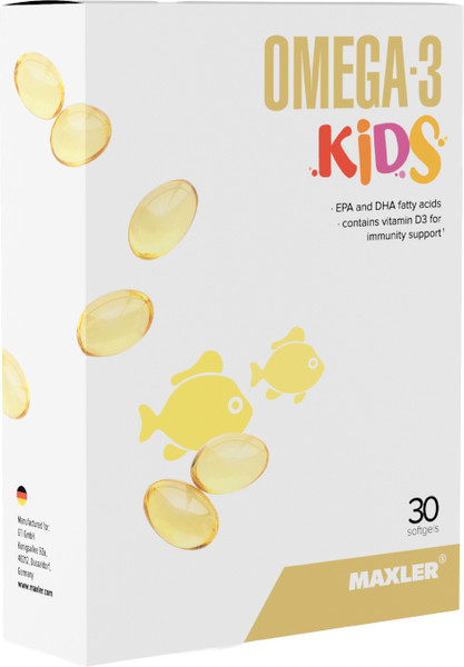 Жирные кислоты Maxler Омега-3 Кидс - фото