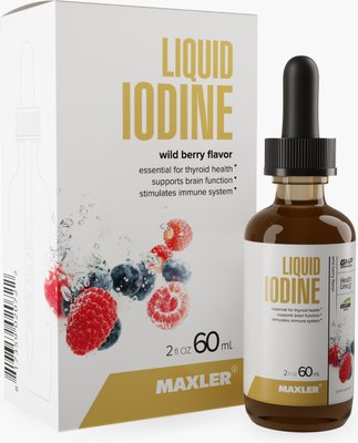 Минерал Maxler Жидкий Йод вкус Лесные ягоды