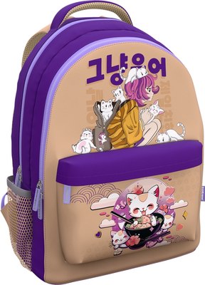 Школьный рюкзак Erich Krause EasyLine 20L Cats-Pop / 62819 - фото