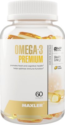Жирные кислоты Maxler Омега-3 Премиум - фото