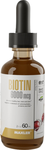 Пищевая добавка Maxler Биотин 6000мкг со вкусом вишни - фото