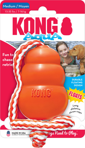 Игрушка для собак KONG Aqua with rope M / 41946