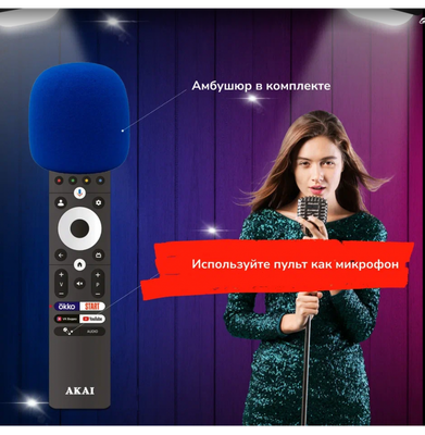 Телевизор Akai UHD GoogleTV 55 / TA55BU700