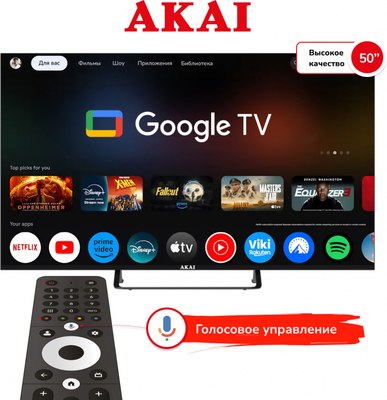 Телевизор Akai UHD GoogleTV 50 / TA50BU700