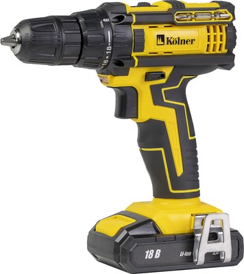 Аккумуляторная дрель-шуруповерт Kolner KDD 18BL - фото