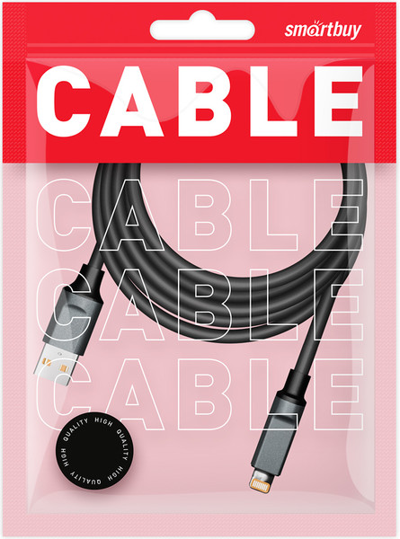 Кабель SmartBuy Bold IK-512BOLD-BLACK
