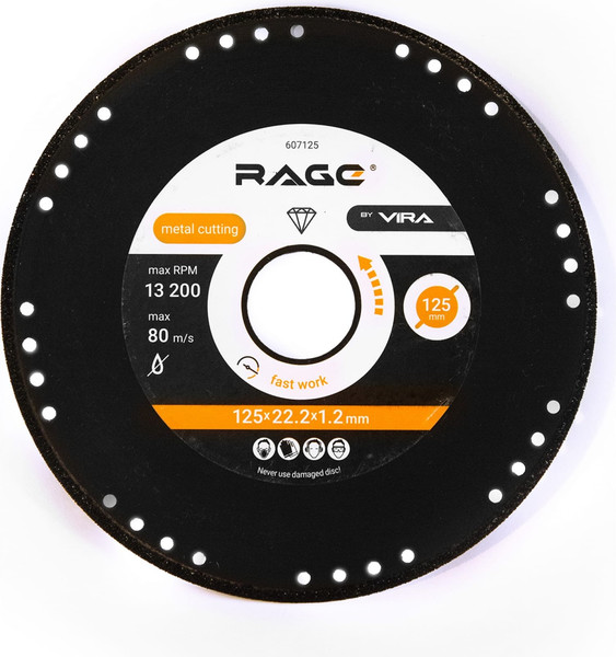 Отрезной диск алмазный Vira Rage / 607125 - фото