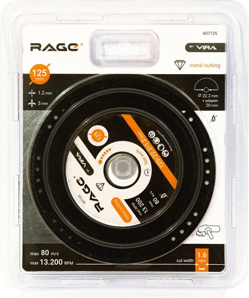 Отрезной диск алмазный Vira Rage / 607125