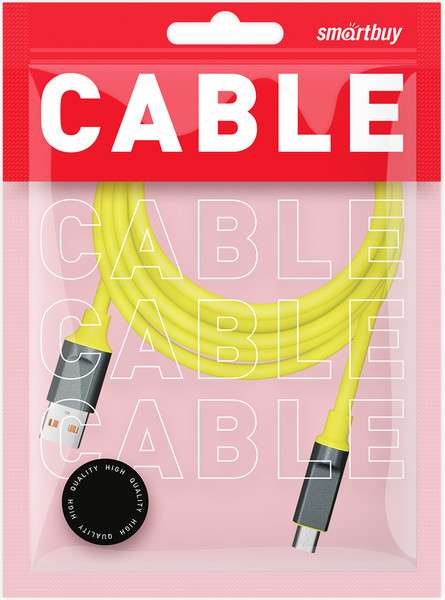 Кабель SmartBuy Bold IK-12BOLD-YELLOW