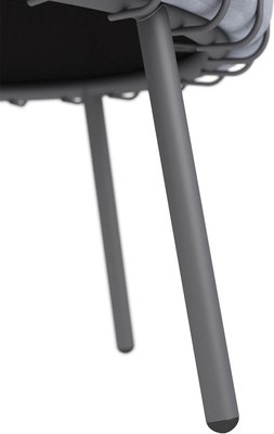 Кресло мягкое Sheffilton SHT-AMS123 (стальной серый/графит муар)