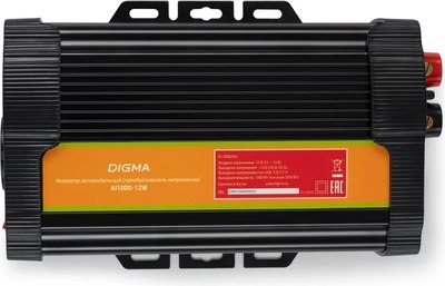 Автомобильный инвертор Digma AI1000-12W