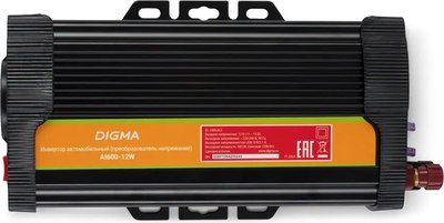 Автомобильный инвертор Digma AI600-12W Автомобильный инвертор Digma AI600-12W