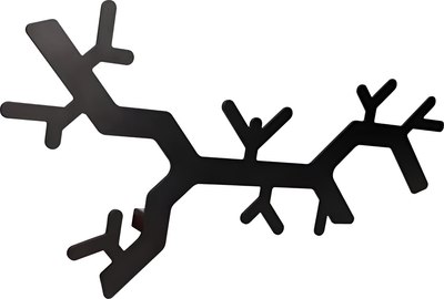 Вешалка для одежды GAMET Ветка / WS10-L2 - фото