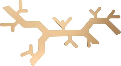 Вешалка для одежды GAMET Ветка / WS10-R15 - фото