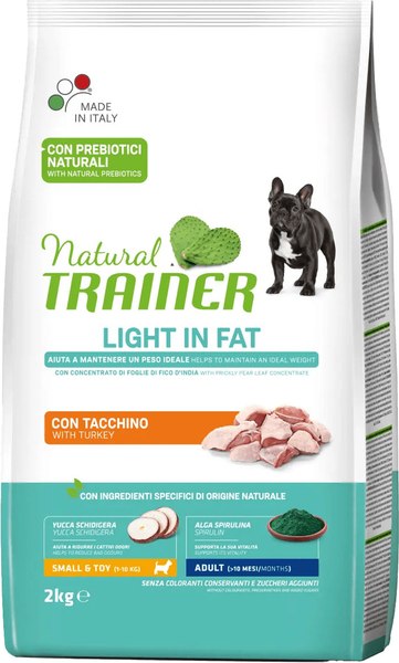 Сухой корм для собак Trainer Natural мелких и миниатюрных пород с избыточным весом с индейкой - фото