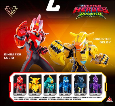 Набор фигурок коллекционных Dinoster Люцио и Делби / 43737