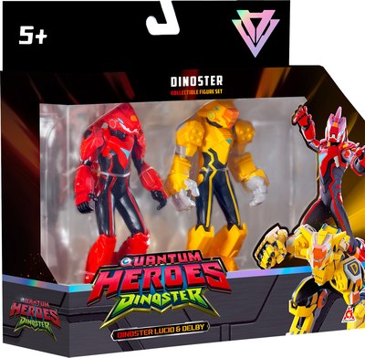 Набор фигурок коллекционных Dinoster Люцио и Делби / 43737