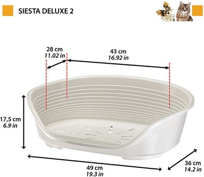 Лежанка для животных Ferplast Siesta Deluxe 2 / 70202926
